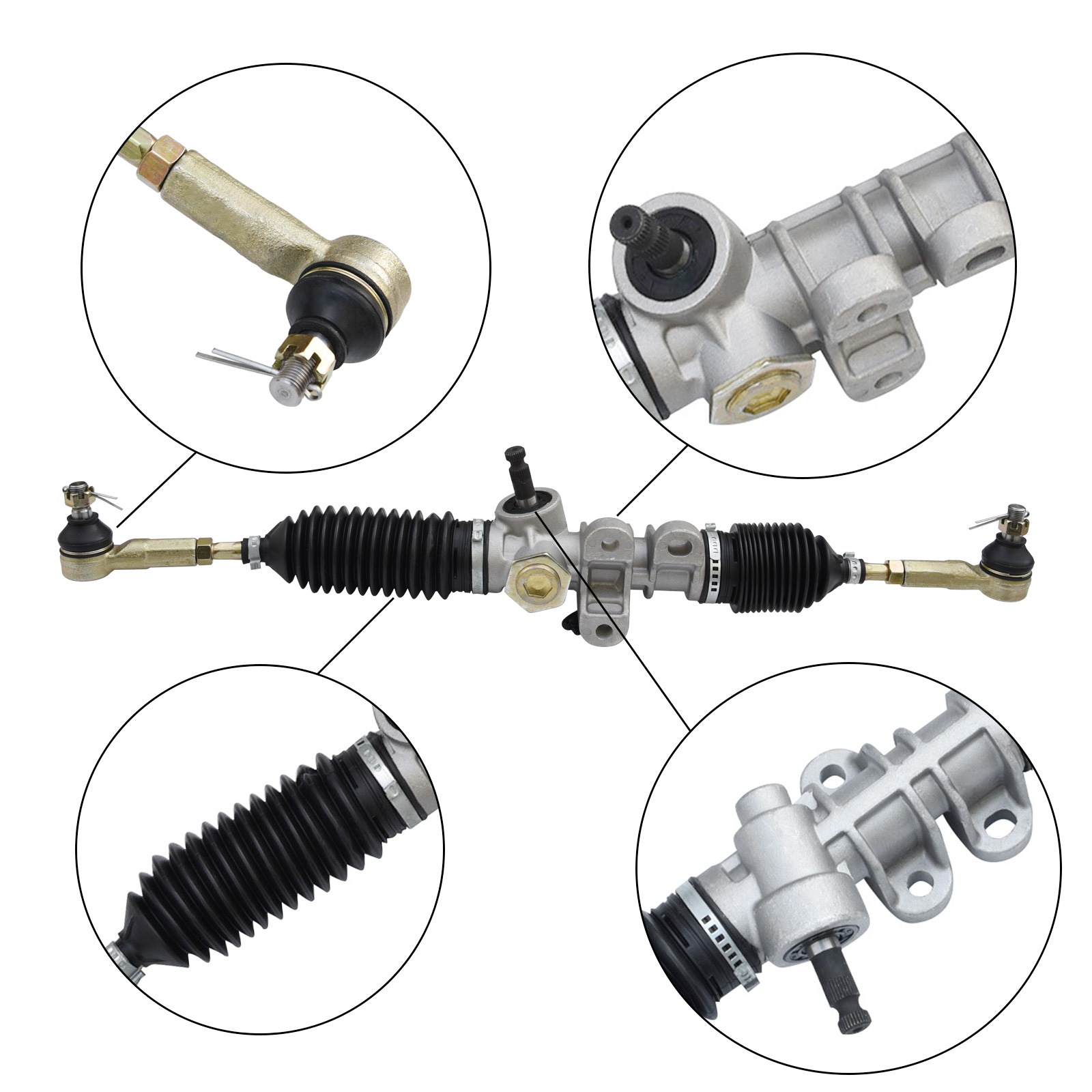 EZGO RXV Steering Gear Box, including tie rod ends - Image 5