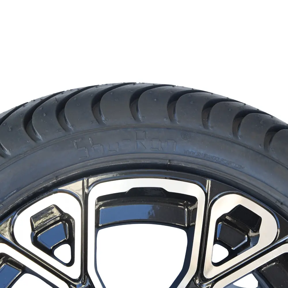 215/35 - 12" Machined/Gloss Black Tyre and Wheel Combo - Image 7