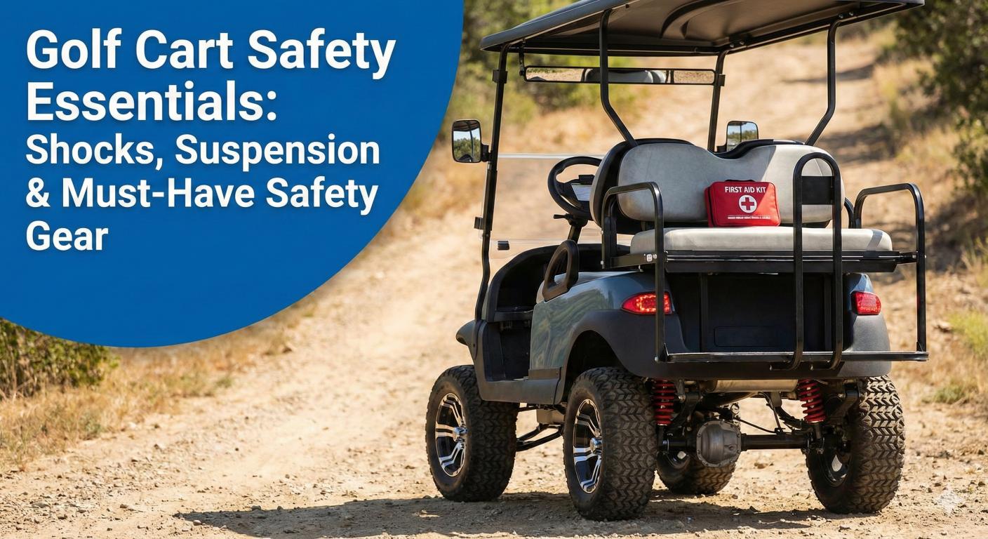 Golf Cart Safety Essentials: Shocks, Suspension & Must-Have Safety Gear
